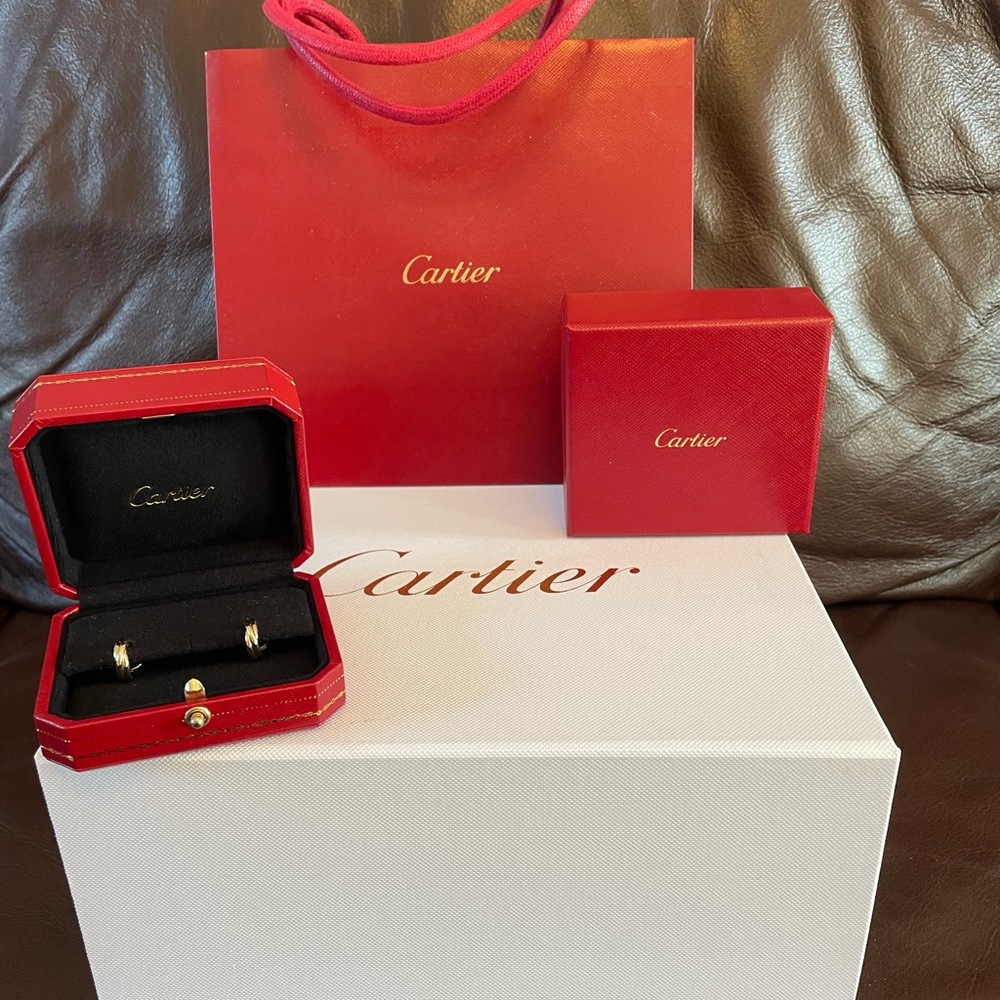CARTIER Trinity Hoop Earrings